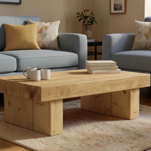 Handmade wooden beam - beam, coffee