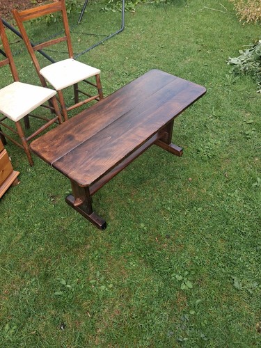 Vintage wooden coffee table - vintage,
