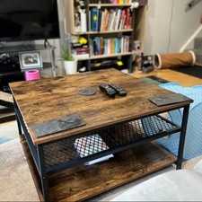 Industrial Coffee Table Rustic