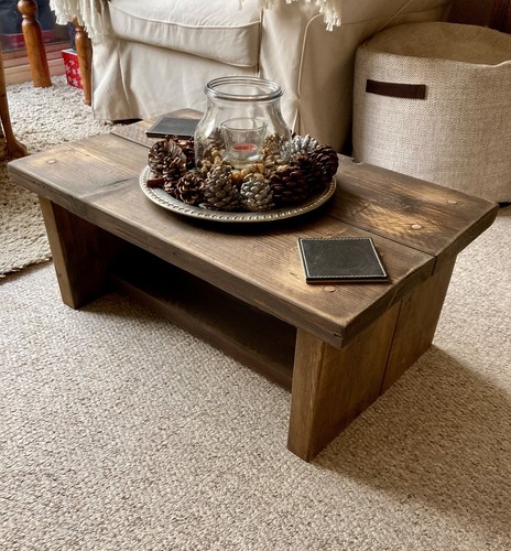 Rustic coffee table - rustic, wood