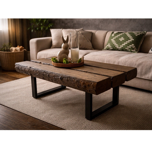 Handmade rustic coffee table - handmade, |