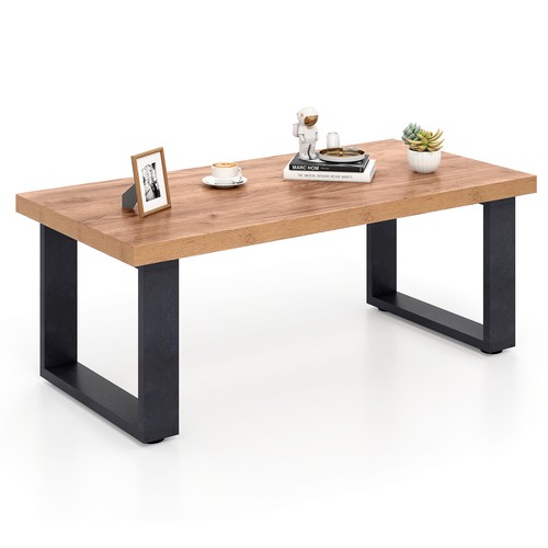 Costway rustic coffee table - costway,