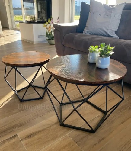 Industrial coffee table - coffee,