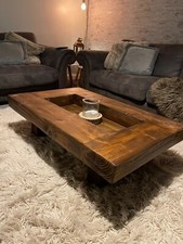 Rustic handmade solid wood
